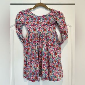Hanna Anderson size 6-7 floral dress